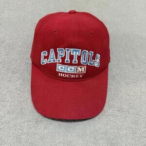 Vintage 90s CCM Capitals Snapback Hat Men’s